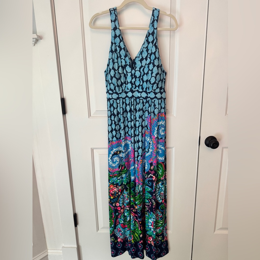 Lilly Pulitzer Blue and Pink One Piece